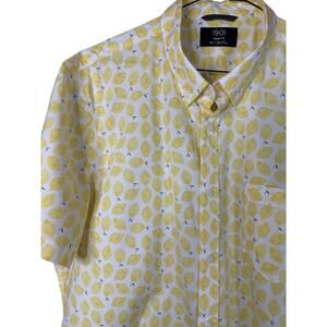 1901 XL New Men’s Lemon Short Sleeve Button Down Spring Summer Shirt